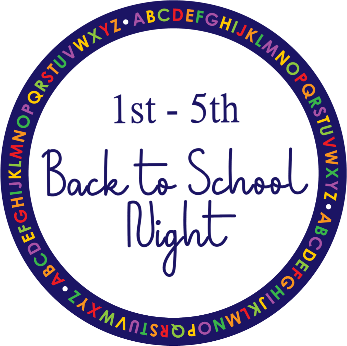 1st-5th Back to School Night